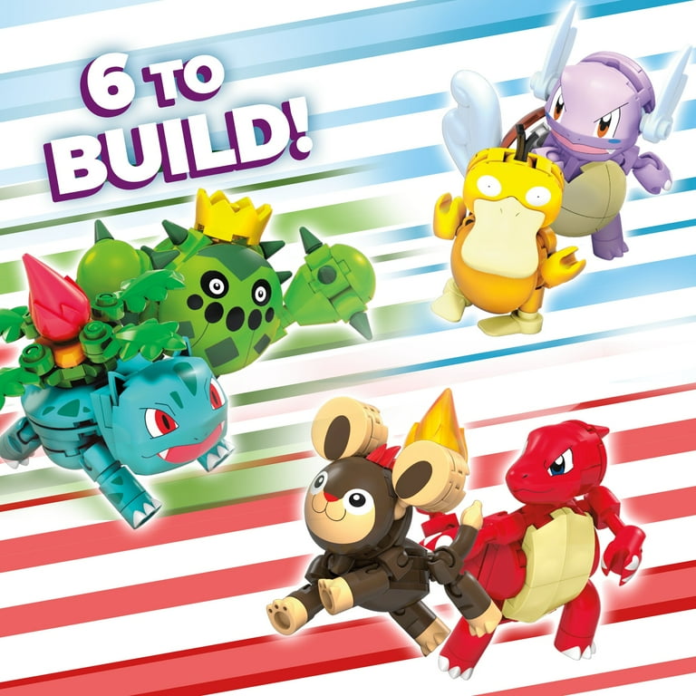 Mega Bloks MEGA Pokémon Beginner Trainer Team Pack with 8 Action Figures &  Poké Balls