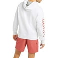 thumbnail image 2 of Champion Men's Powerblend Fleece Pixel Logo Graphic Pullover Hoodie, up to Size 2XL, 2 of 5
