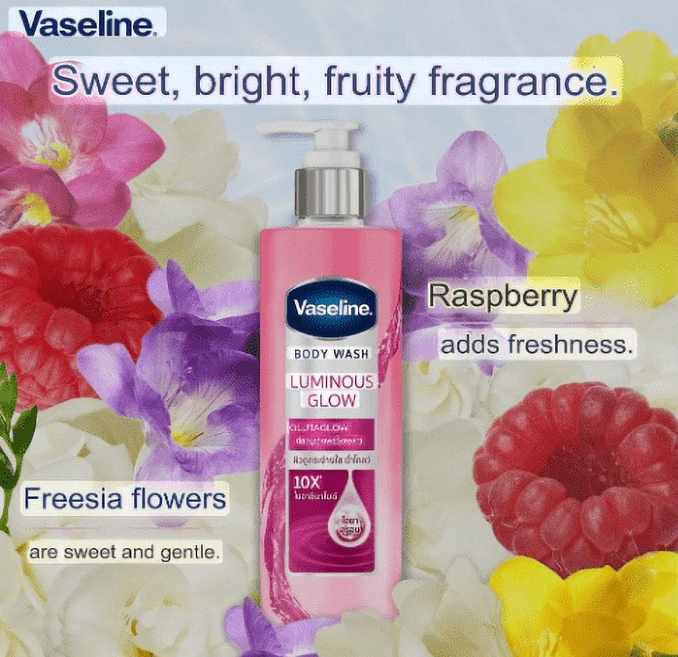 Vaseline Body Wash, Luminous Glow, Glutaglow Technology, 425ml