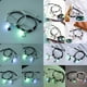 thumbnail image 2 of Pulsera de la amistad con cuentas luminosas para parejas, brazalete de 2 piezas, cuerda tejida, estrella, flor, Corazón, 2 of 5