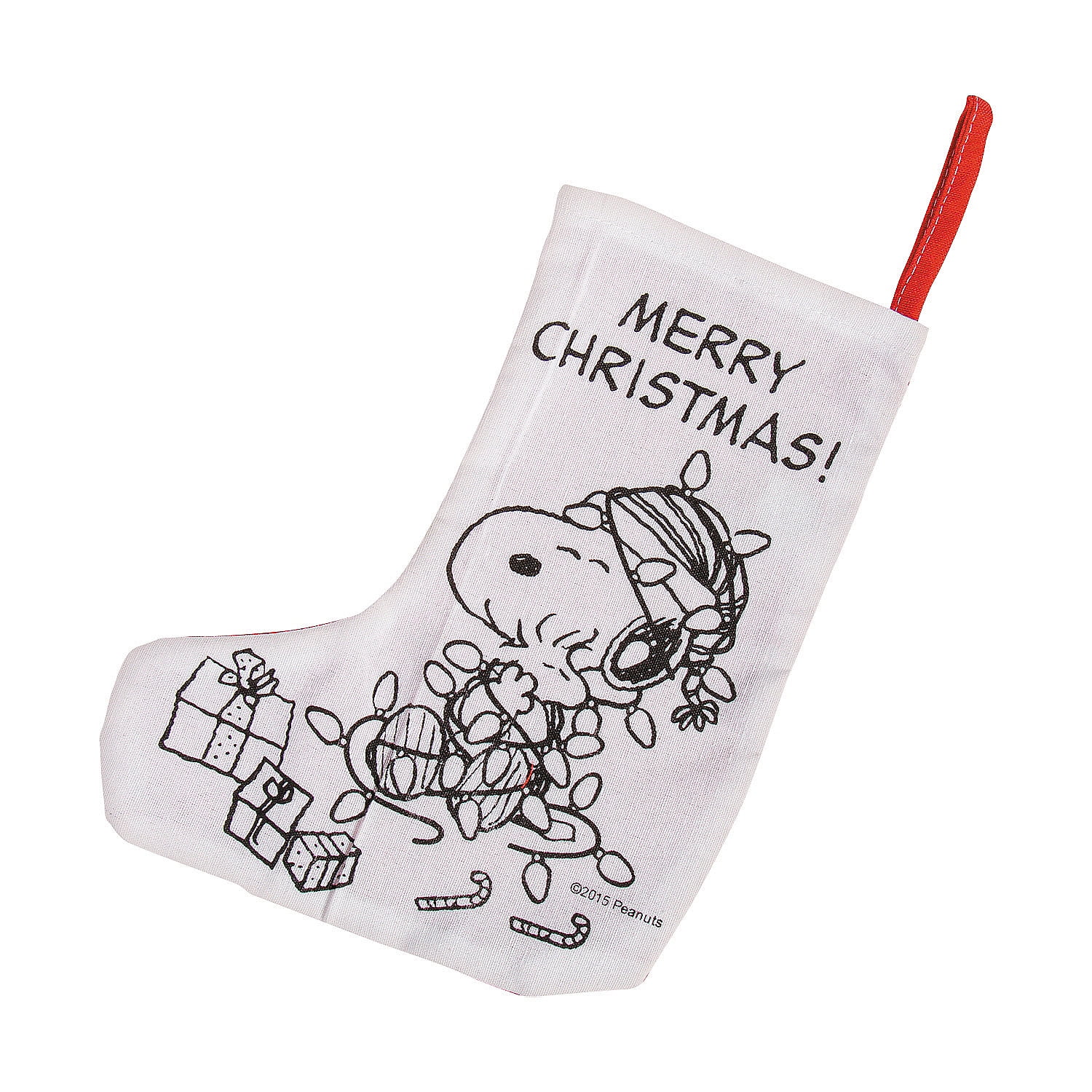 Color Your Own Peanuts Christmas Stocking - Craft Kits ...