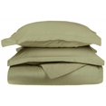 thumbnail image 1 of Egyptian Cotton 1200 Thread Count Solid Duvet Cover Set  Full/Queen-Sage, 1 of 1