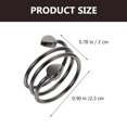 thumbnail image 2 of Dsseng Ring Finger Rings Magnetic Lymph Arthritis Heart Love Open Healthy Copper Jewelry Drainage Control Therapeutic Stackable, 2 of 6