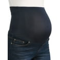 thumbnail image 6 of Oh! Mamma Maternity Women's Shorts with Frayed Hem and Full Panel (Women's & Women's Plus), 6 of 7