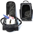 thumbnail image 7 of Shoe Bag Outdoor Zippered Carrier Golf Shoe Bags Great Golf Gift for Men or Women 3 External Pockets for golf accessories with Ventilation & Outside Pocket for Socks, Tees, etc.(Black), 7 of 7