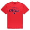 thumbnail image 2 of Men's Washington Capitals Red/Heather Gray Big & Tall T-Shirt & Pants Lounge Set, 2 of 3