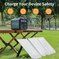 thumbnail image 6 of SnugMax 60W 18V Portable Solar Panel, Foldable Solar Charger with USB, 18V DC, QC 3.0 Output, Compatible with Solar Generator Power Station Phones Laptops Tablet for Outdoor RV Van Camping, 6 of 8