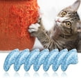 thumbnail image 3 of 100PCS Pet Cat PVC Crystal Nail Cover Paw Claw Cap Grooming Accessory (Crystal Blue S), 3 of 9