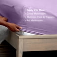 thumbnail image 5 of (2 pack) Bare Home Fitted Sheet - 22" Extra Deep Pocket - Premium 1800 Collection - Twin-XL, Lavender, 5 of 7
