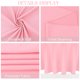 thumbnail image 4 of Mantel redondo JALANCY de poliéster, 229 cm, lavable, rosa, paquete de 4, 4 of 7
