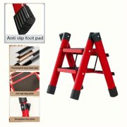 1 Durable 3/4/5 Step Folding Ladder 500 Lbs Load-bearing Non-slip Steps Lightweight Household Industrial-grade Space-saving High-capacity Foldable Ladder for Home Decoration Special Folding Ladder