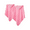 Rose Red, variant on ARLAJO Hooded Baby Towels, 31x31 Cloud-Like Coral Fleece w/ Triangular Hood, Red
