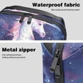 thumbnail image 4 of Unicorn Digital Storage Bag Pouch, Waterproof Oxford Cloth Electronic Travel Case Organizer, Hard Drive Bag, and USB Organizer - 5.9x9.44x3.14 in., 4 of 6