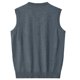 thumbnail image 5 of pstuiky Camiseta sin mangas para hombre, Suéter elástico de cuello redondo tejido en color liso para hombre Camisas de hombre l, 5 of 7