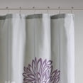 thumbnail image 2 of Madison Park Essentials Rideau de Douche en Polyester Imprimé Floral Violet, 2 of 4