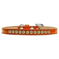 thumbnail image 1 of Lime Green Crystal Size 14 Orange Puppy Ice Cream Collar, 1 of 1