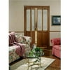 AWC Model 127 Elizabethian Glass Bifold Door 36"wide x 80"high Unfinished Pine