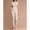 Beige, variant on FBL High Waist Girdle Ankle Length with Padded Zippers & Suspenders - Adjustable Shoulder Straps - Beige - 4XL