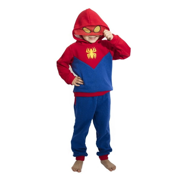 Hoodie Abrigo Spiderman NiÃ±o Sudadera Con Gorro Y Diseño