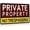 As Pictures ShowA661, variant on Private Property No Trespassing Metal Tin Sign,Indoor/Outdoor Use,12x8 Inches Aluminum