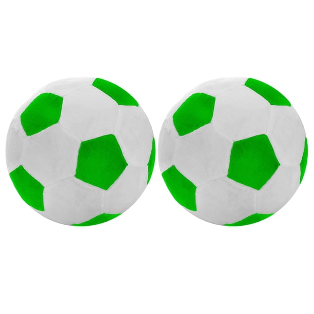 2X Almohadilla de Tiro de Bola de Los Deportes de Peluche Juguete de Peluche Suave Verde