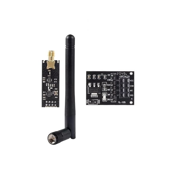 NRF24L01 PA  Wireless Module with Antenna 1100 Meters Long Distance with NRF24L01 Wireless Module Adapter 1Set