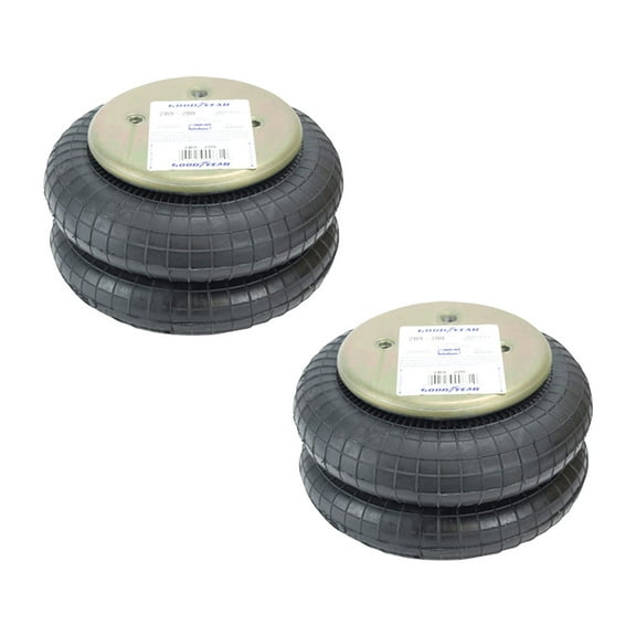 2 Pk Heavy Duty Air Spring Bag - Double Convoluted Air Suspension Spring Replaces 2B9-200, Hendrickson 458433, S8768, Ridewell Corp 1003586910C, Navistar 554783C, 554783C1, Automann AM6910