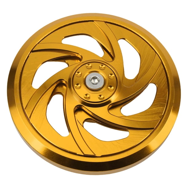 Cubierta del ventilador de refrigeración del motor de la motocicleta, decoración, regalo, accesorios de fácil instalación Oro