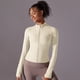 thumbnail image 2 of Chaqueta superior de manga larga acanalada de compresión para mujer, ajustada, deportiva, para correr, Fitness, abrigo con cremallera, camisetas de Yoga, sudaderas de entrenamiento, 2 of 5