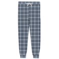 thumbnail image 6 of Mens Sleep Pants with Pockets Plaid Pajama Pants Cute Drawstring Elastic Waist Pant Cuffed Hem Straight Leg Home Sleepwear, 6 of 7