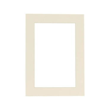 16x20 Cream Picture Mats Mattes Matting with White Core Bevel Cut for 12x16 Pictures