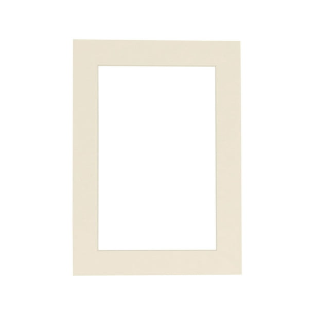 16x20 Cream Picture Mats Mattes Matting with White Core Bevel Cut for