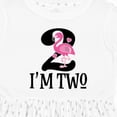 thumbnail image 4 of Inktastic 2nd Birthday Party Girls Flamingo Girls Toddler Dress, 4 of 5
