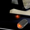 1X Solar Power Car LED AntiTheft Warning Light Fake Blinking Flashing