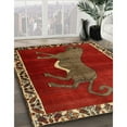 thumbnail image 2 of Ahgly Company Indoor Rectangle Traditional Light Brown Animal Area Rugs, 7' x 9', 2 of 6