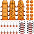 thumbnail image 1 of Bolas abiertas para fiestas de baloncesto, 48 unidades, con minibola tipo mochila, 1 of 6