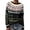 D01-dark Green, variant on Womens Fair Isle Sweaters Vintage Argyle Iceland Norway Sweater Colorful Crew Neck Knit Tops Long Sleeve Pullover Jumper Tops
