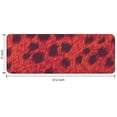 thumbnail image 7 of Red Cheetah Leopard Pattern Kitchen Rug Mat,Kitchen Runner Rugs Non Skid Washable,Decorative Kitchen Floor Mats for Kitchen,Sink,Laundry,17"x47.2", 7 of 7