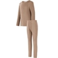 thumbnail image 5 of Arshienr Boys Thermal Underwear Set 2-Piece Base Layer Fleece Lined Long Johns Top Bottom Warm Set for Cold Weather, 5 of 6