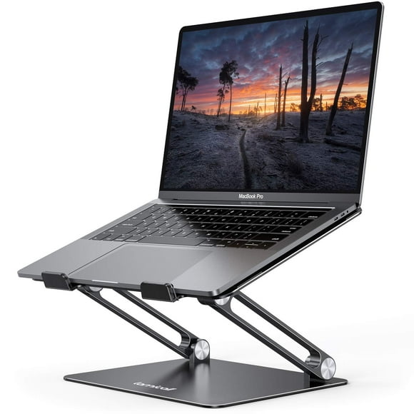 Lamicall Adjustable Laptop Stand, Portable Laptop Riser, Aluminum Laptop Stand for Desk Foldable, Ergonomic Computer Notebook Sta