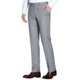 Men's Slim Fit Suit Separate Pants Flat Front Performance Dress Pants