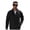 Black, variant on Men's Full Zip Jacket, Lightweight Warm Knit Sweater Coat, Long Sleeve Sweater Fleece Zip Up Speckled Jacket with Pockets