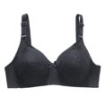 thumbnail image 3 of Vetsdori Womens Soft Everyday Bras Large Bust Bras Wireless Bralette Lace No Padding,Bras for Women Lightweight, 3 of 6