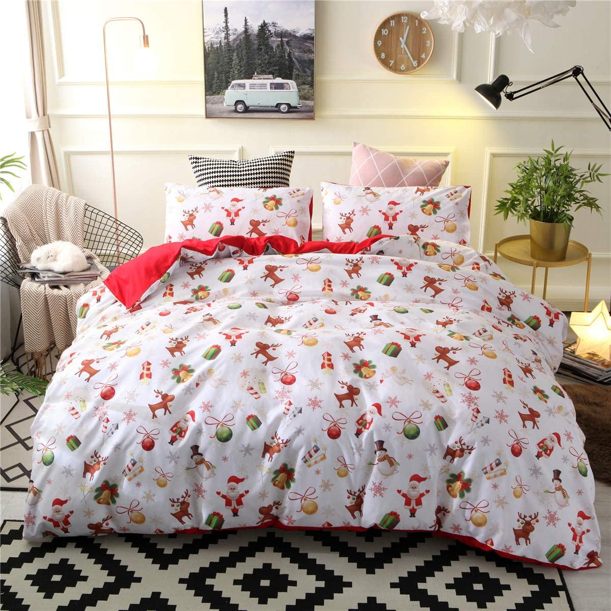 Girls christmas duvet deals