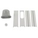 thumbnail image 4 of Kit De Ventilación De CA, Kit De Ventana De Aire Acondicionado Portátil Estabilidad Sin Espacios Ahorre Energía Para Conductos De 150 Mm Para Oficina, 4 of 7