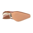 thumbnail image 5 of Ninety Union Viper Lucite Wedge Heel Pump, Camel, 11, 5 of 5