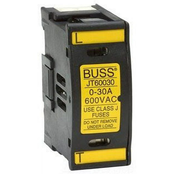fuse block,class j,30a,1 pole eaton bussmann jtn60030