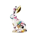 thumbnail image 1 of Toystoory Modern Rabbit Statue Colorful Painted Rabbit Ornament Resin Model Bunny Decoración del hogar, 1 of 1