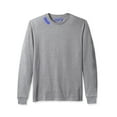 thumbnail image 3 of Daxton Premium Idaho Men Long Sleeves T Shirt Ultra Soft Medium Weight Cotton, 2Pk Hgray Royal White Royal Small, 3 of 6