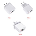 thumbnail image 2 of 3 USB Carga rápida 3.0 5V 3A 9V 1.8A 12v 1.5A Enchufe Adaptador de carga de teléfono móvil de viaje portátil Enchufe Enchufe de EE. UU. Jumpingount EL1573-01, 2 of 2